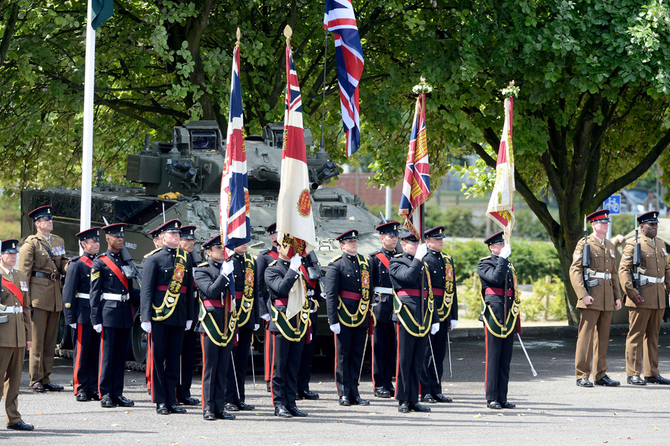 The Yorkshire Regiment's Colours 