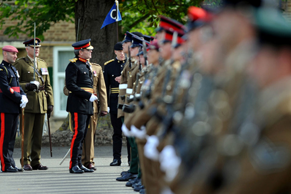 Final passing out parade at Bassingbourn Barracks GOV.UK