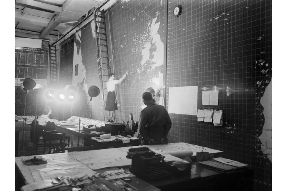 The Operations Room at Derby House in Liverpool