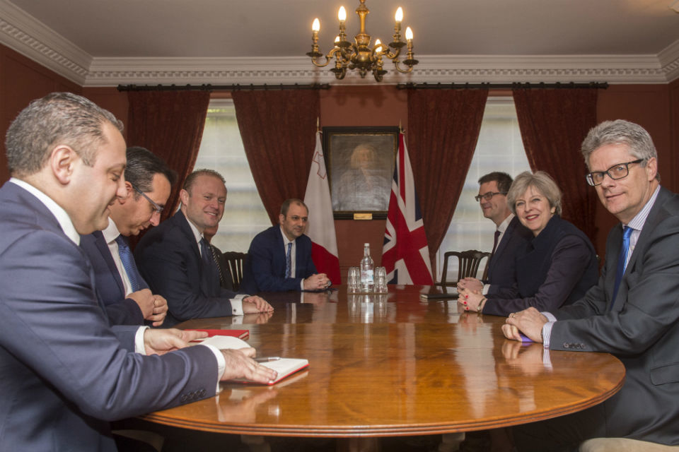 PM meeting with Prime Minister Muscat of Malta: 13 March 2017