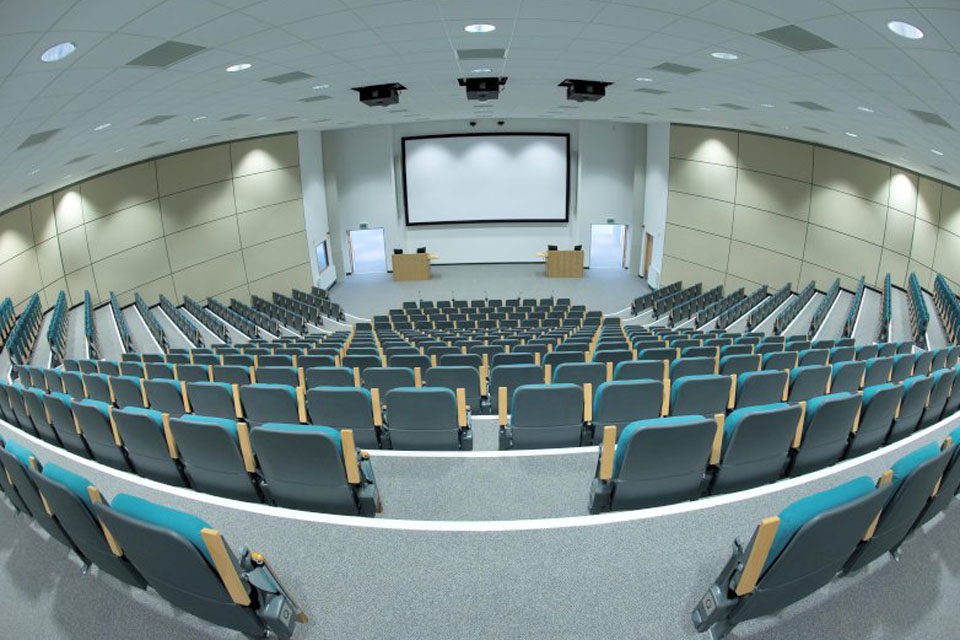 The view from the back of the Imjin Barracks briefing facility