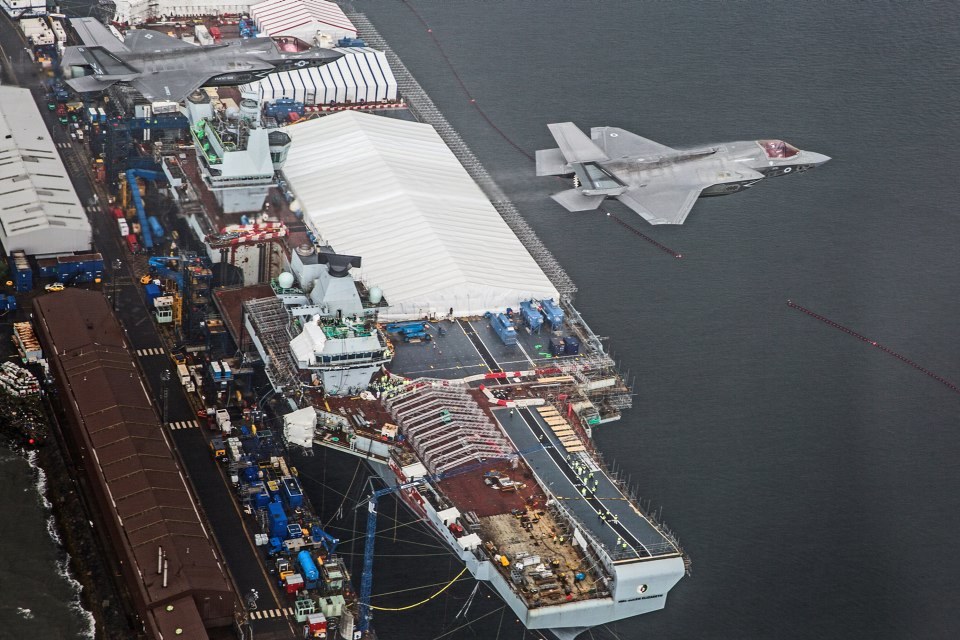 F 35B Lightning II visits new homes for the first time