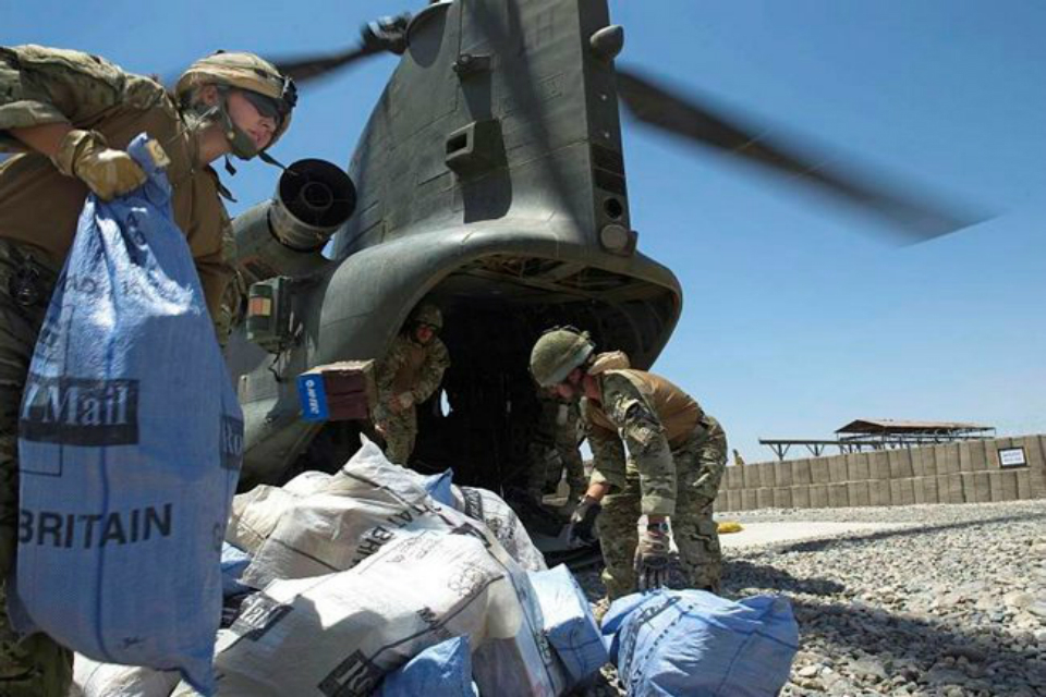 MOD and Royal Mail sign new agreement to keep personnel connected - GOV.UK