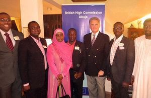 2013/14 Chevening Scholars from Nigeria at reception in Abuja to welcome home