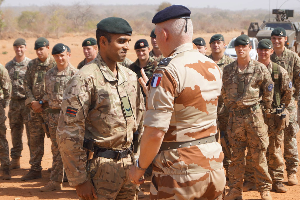 British soldier receives historic field promotion