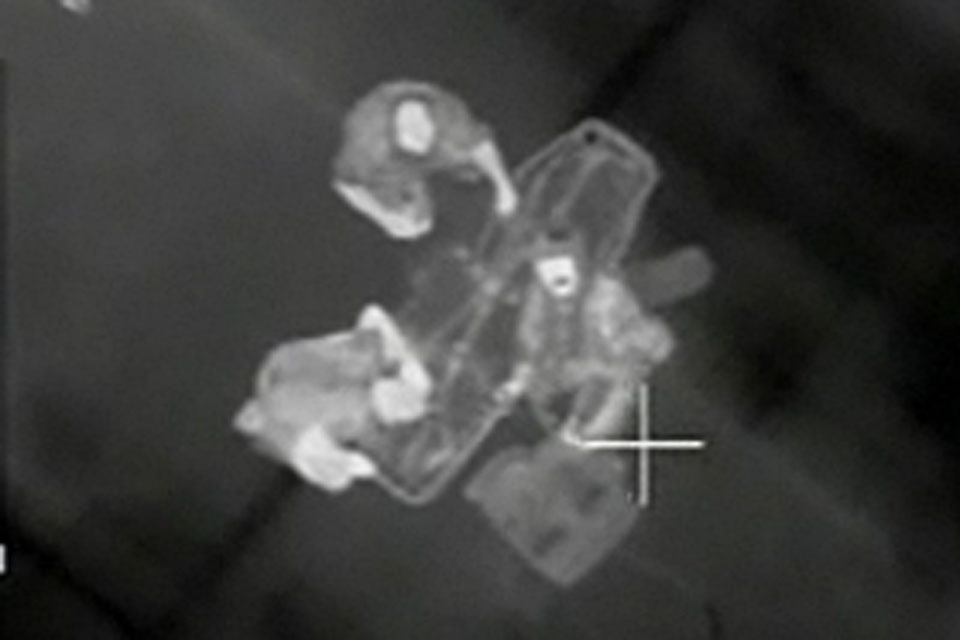 RAF rescue team aids North Sea ferry fall victim