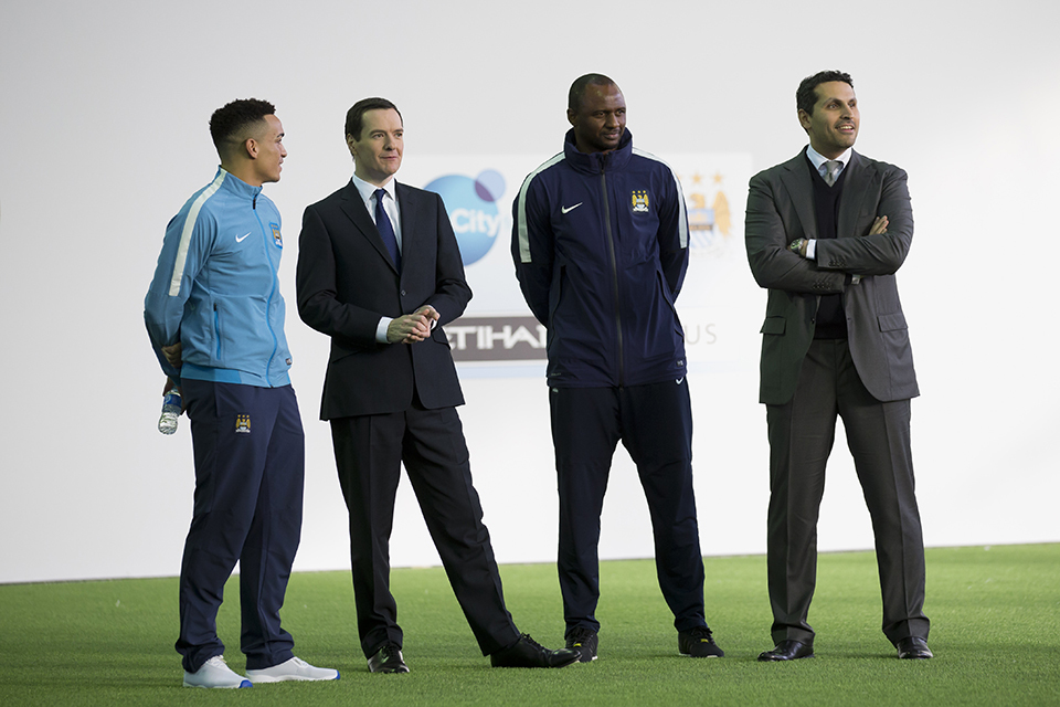 Chancellor opens £200 million Manchester City Football Academy