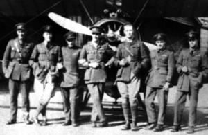 Piolets Cooke Hollington Murray Coote Godfrey Stokes Shephard at Stow Maries during the First World War (1917)