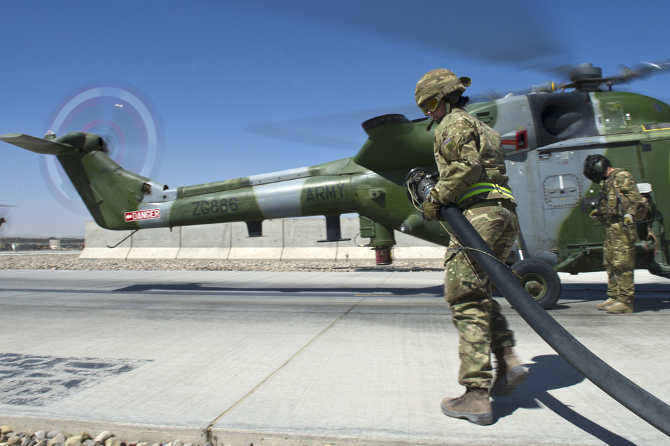 RAF team keeps rotors turning over Afghanistan