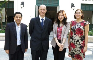 Ms.Tipwadee Vimutisunthorn (the second from right) from Thailand joins Future International Leaders Programme