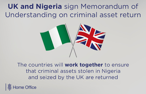 UK and Nigeria memorandum of understanding