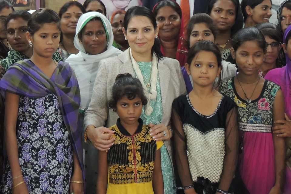 Priti Patel hails strategic partnership between the UK and India