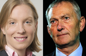 Tracey Crouch and Richard Scudamore