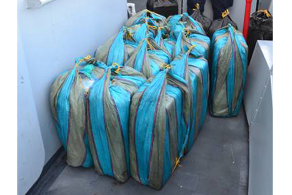 HMS Mersey in £12 Million Caribbean drugs bust