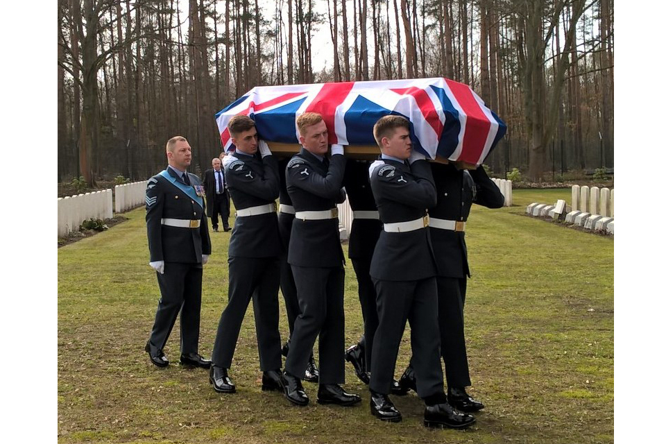 World War 2 airman finally laid to rest 70 years after he gave his life for his country