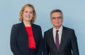 UK Home Secretary Amber Rudd and Interior Minister of Germany Thomas de Maizière