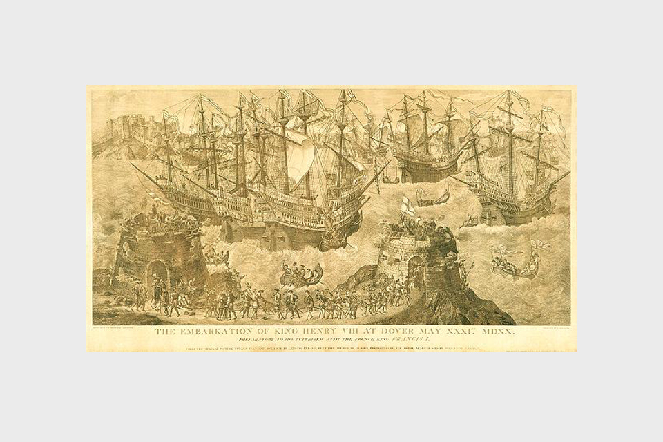 The Departure of Henry VIII from Calais, 25 July 1544