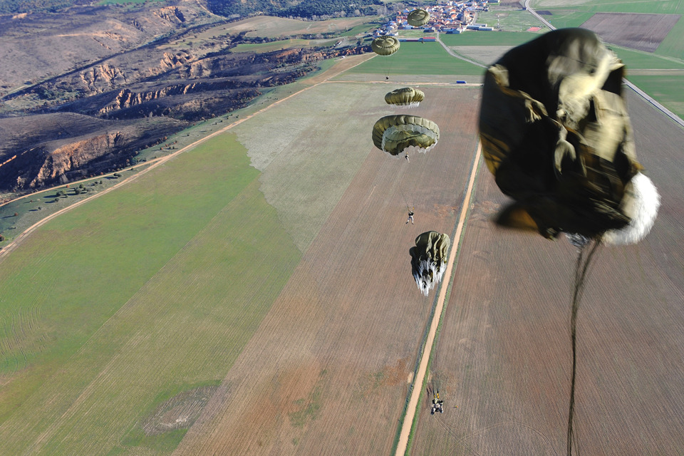 Paras drop into Spain to train for future operations