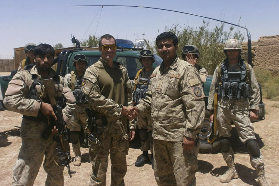 UK soldiers hand over Nad 'Ali patrol base to Afghan Police