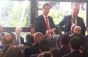 Deputy Prime Minister speaks at community event in London