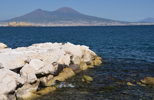 View of the Naples gulf