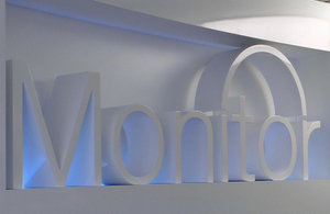 Monitor's reception sign