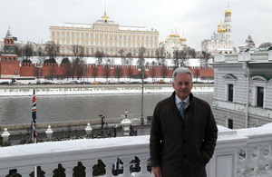 Minister Alan Duncan visiting Russia