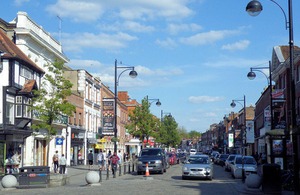 High Wycombe high street