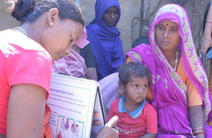 Nepal: Women receiving maternal health care training. Picture: Ben Barber/USAID