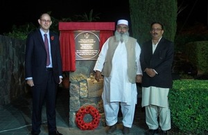 World War 1 commemorative plaque unveiled in Islamabad