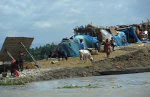 Displaced persons staying in temporary camps in Morigaon district, Assam. Picture: Oxfam International