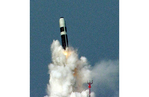 A Trident II D5 missile