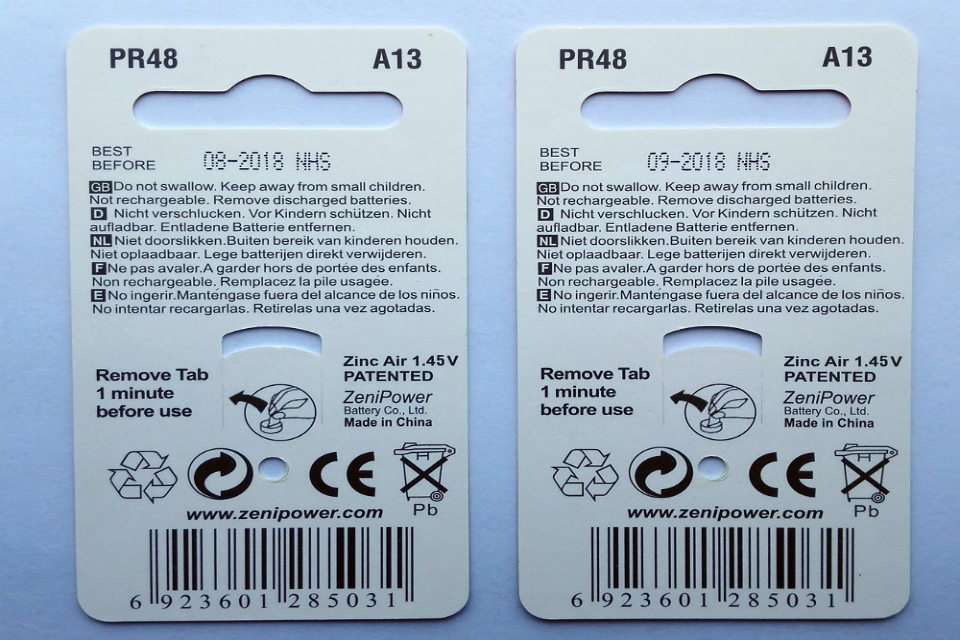 Regulator issues urgent warning over defective hearing aid batteries