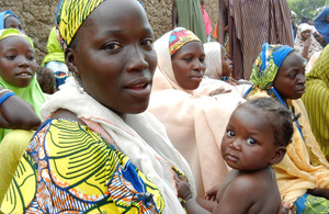 A woman attends a health education session in northern Nigeria. Picture: Susan Elden/DFID