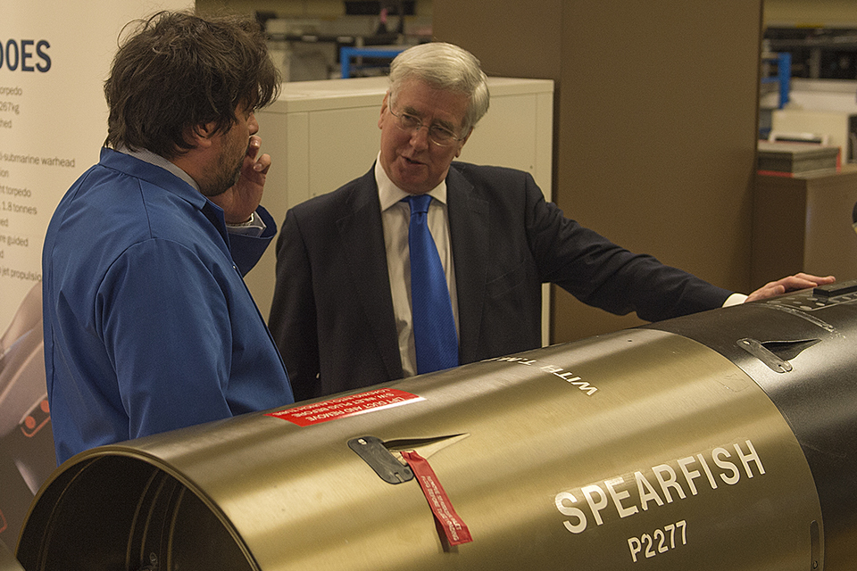 £270 million Royal Navy torpedo upgrade sustains hundreds of UK jobs