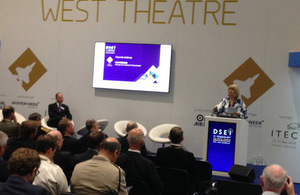 Defence Minister Harriett Baldwin today announced some of the latest developments in UK defence innovation at the Defence and Security Equipment International Exhibition in London (DSEI 2017).