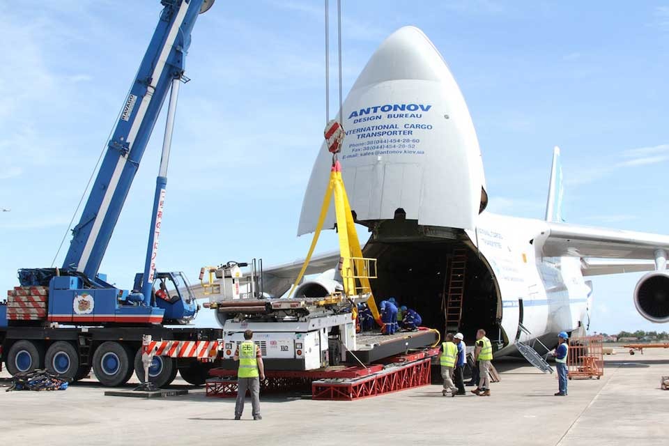 Antonov-124 doubles the capacity of cebu airport