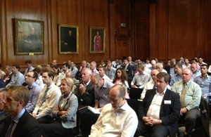Audience at UKTI-RICS conference - more than 50 UK firms represented