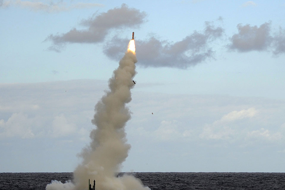 Navy Sub Fires First Tomahawk Missile - Gov.uk