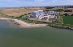 Bradwell nuclear site in Essex