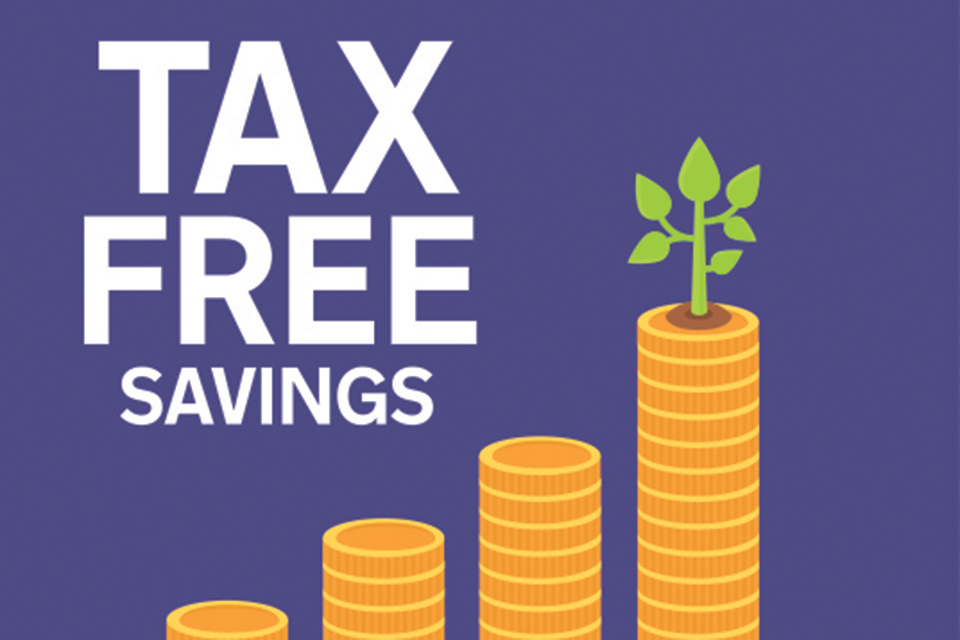 Tax free savings boost for 1.5 million savers