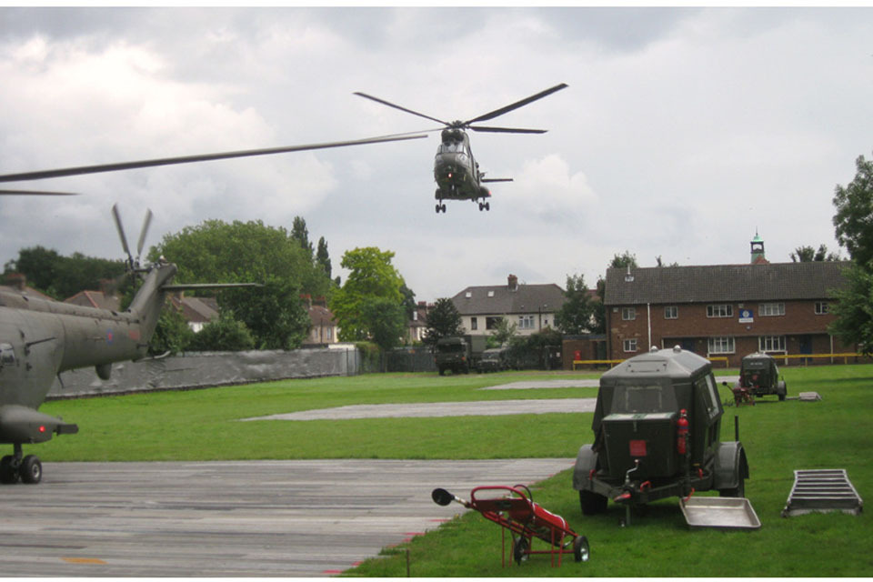 RAF Pumas arrive in Ilford for Olympics role