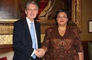 Foreign Secretary and Ghanaian Foreign Minister