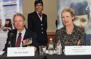 High Commissioner Judith Macgregor with Veteran Alex Reith