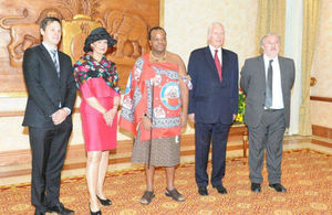 High Commissioner Judith Macgregor presented her credentials in Swaziland