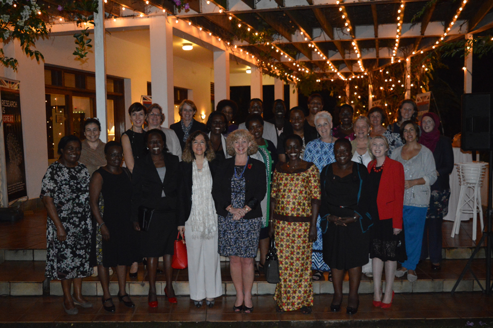 HE Alison Blackburne with women leaders at the networking event to mark the Foreign and Commonwealth Office's (FCO’s) 2016 Week of Women