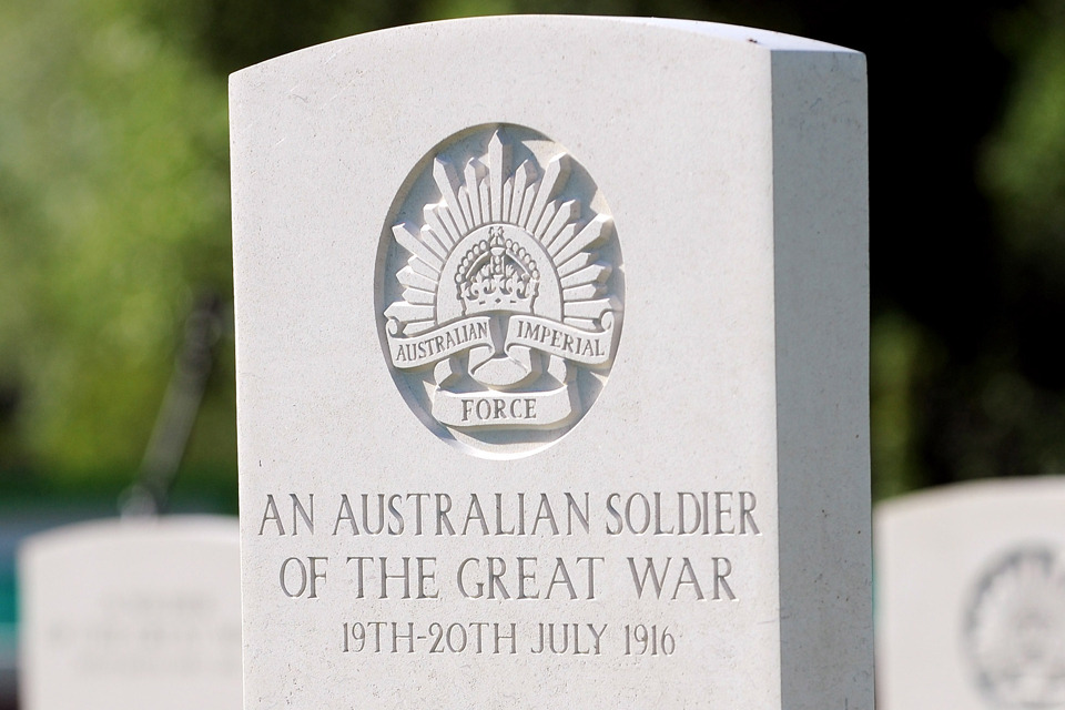 Five Australian soldiers identified at First World War grave site