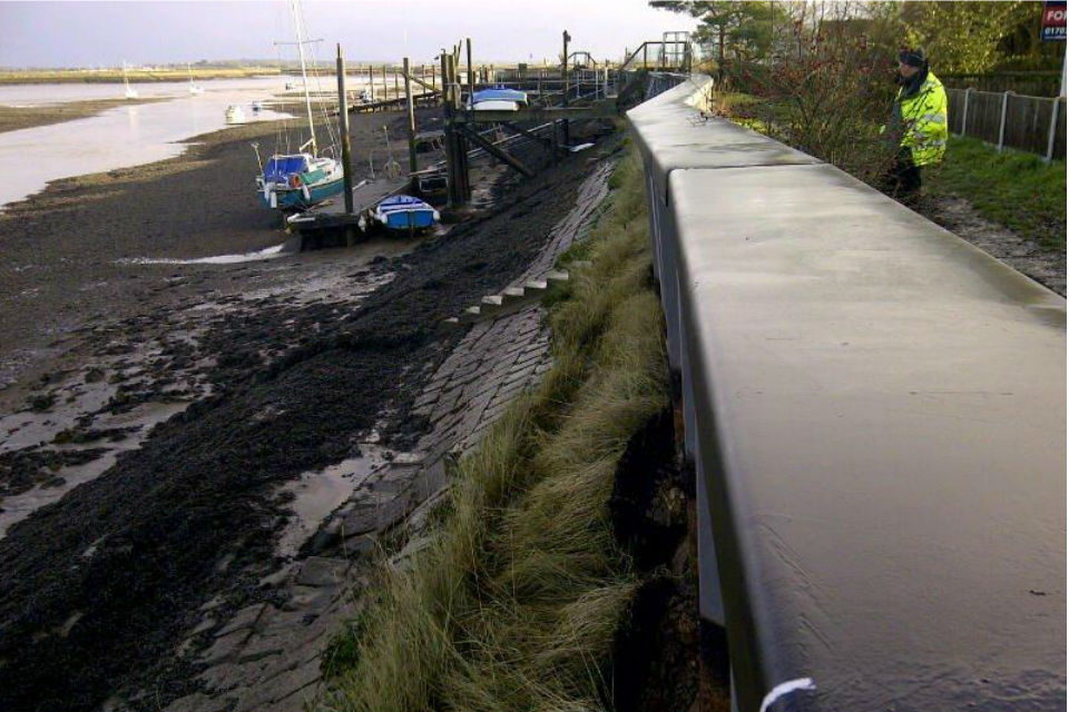 Essex coastal community benefit from seawall repairs