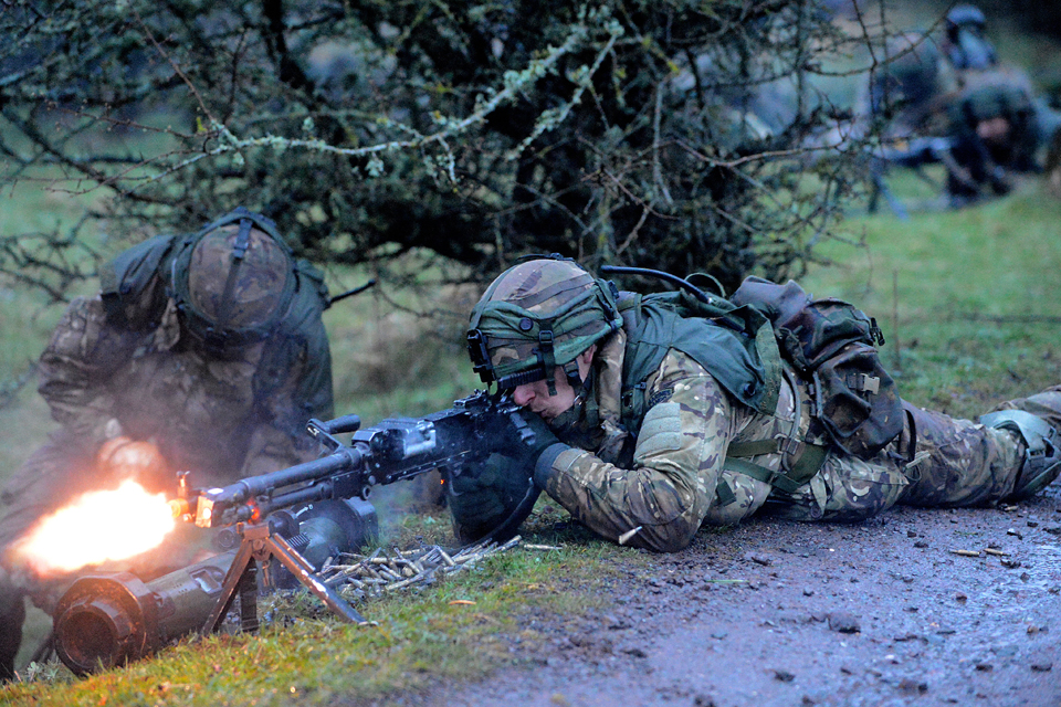 A Royal Marine from 40 Commando 