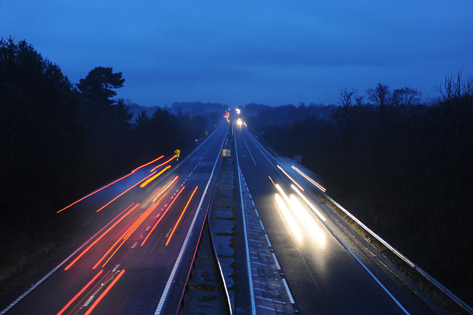 Patrick McLoughlin visits A1 north of Newcastle